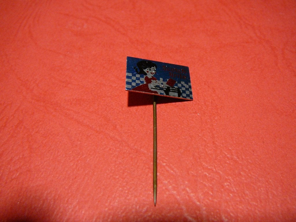 speldje scotch-brite, Verzamelen, Speldjes, Pins en Buttons, Ophalen of Verzenden, Overige onderwerpen