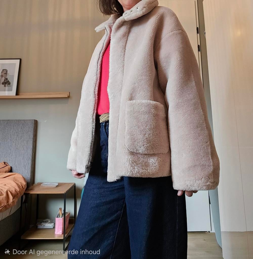FRNCH Teddy Jas - Maat S - Nooit Gedragen, Kleding | Dames, Ophalen of Verzenden