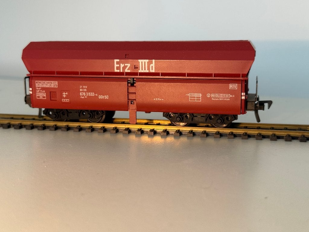 Fleischmann wagon "Erz IIId" 5520, Gebruikt, Gelijkstroom, Fleischmann, Wagon