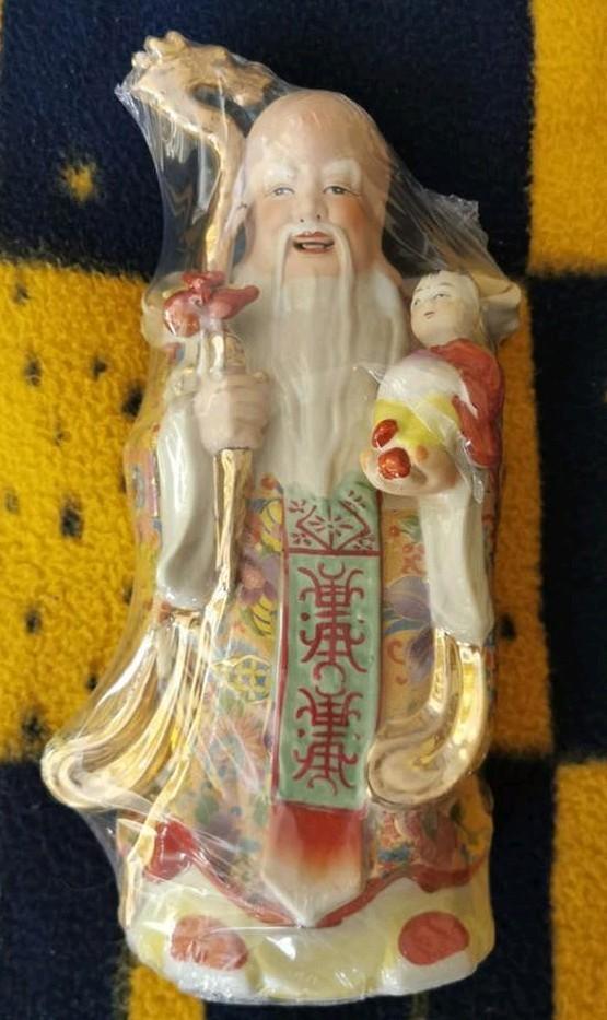 Shou - Chinese Beeld - God van Lang Leven & Gezondheid NIEUW, Antiek en Kunst, Ophalen of Verzenden