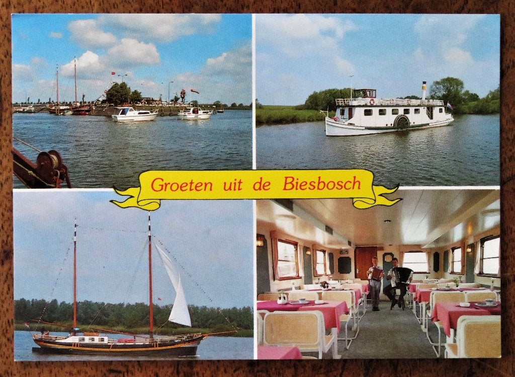 Biesbosch Vierluik Rondvaart bedrijf de Durme Rondvaartboot, Ophalen of Verzenden, Voor 1920, Noord-Brabant