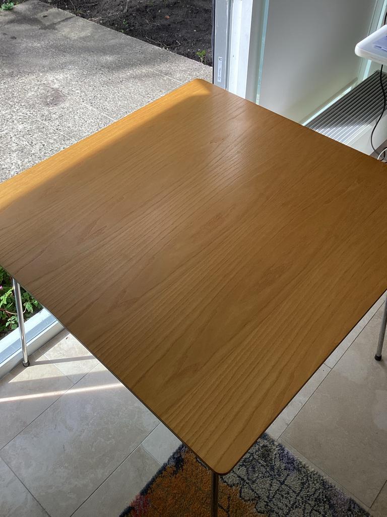 Vitra Eames Plywood Folding Table drop leg table DTM zgan, Huis en Inrichting, Tafels | Eettafels, Ophalen, 50 tot 100 cm, Vierkant