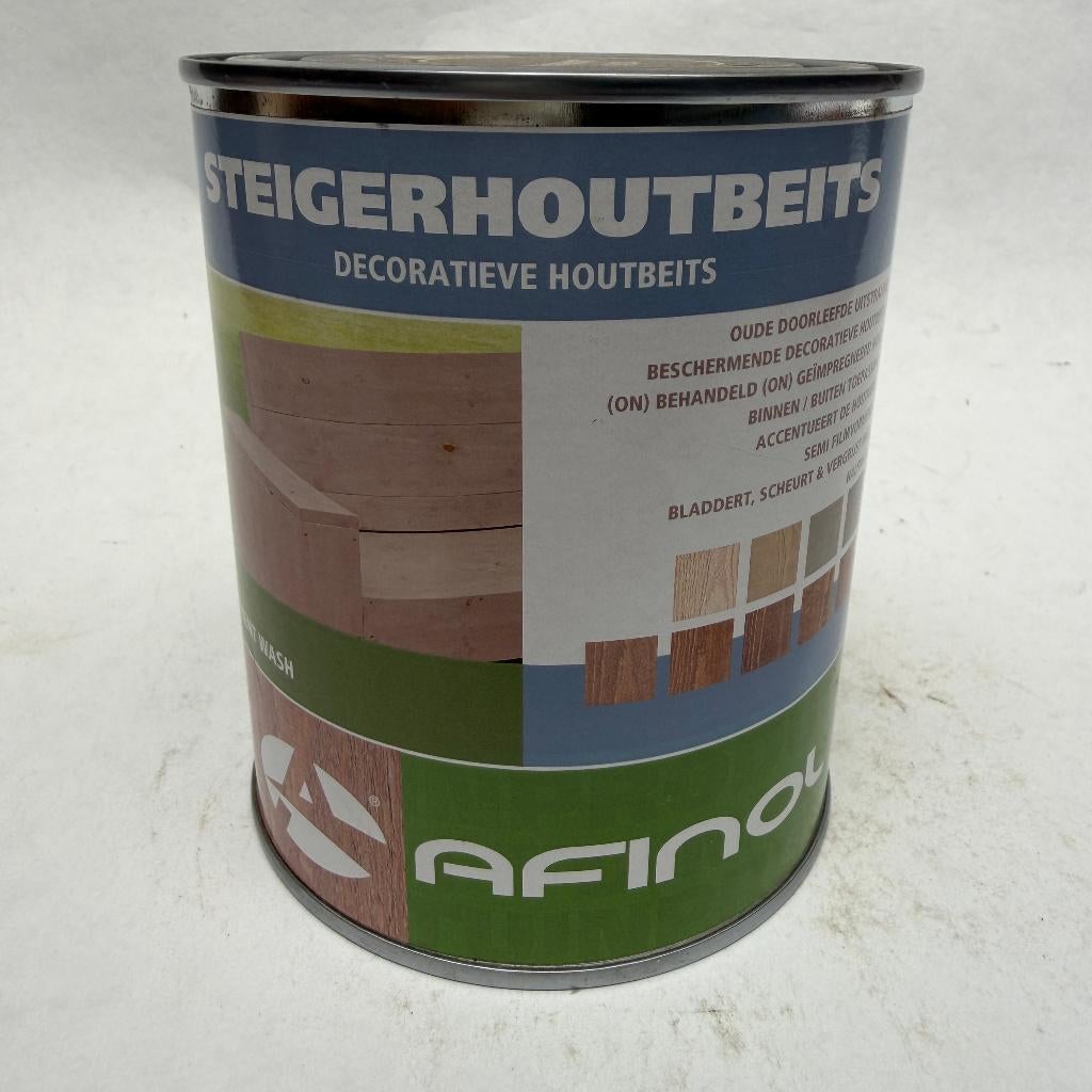 Afinol Steigerhoutbeits Hout Beits Lak Cement Wash 750ml