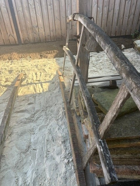 Brug over vijver, Tuin en Terras, Ophalen, Gebruikt
