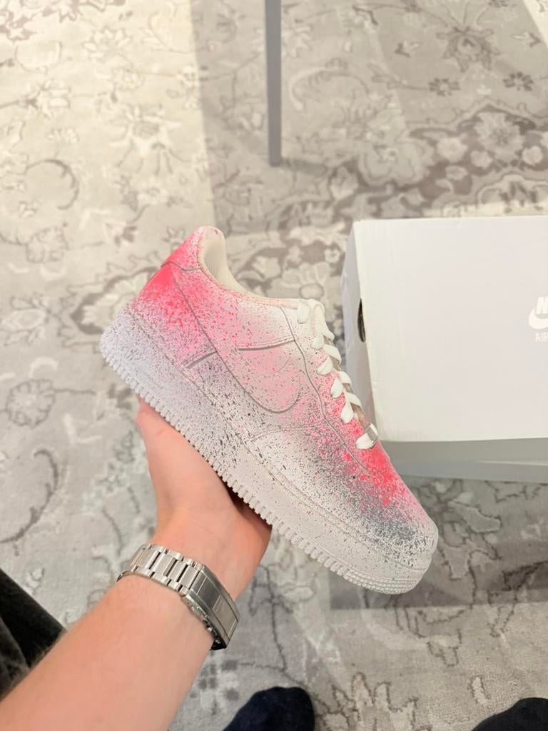 Nike Air force 1 low Custom maat 38,5, Ophalen of Verzenden, Nieuw, Wit