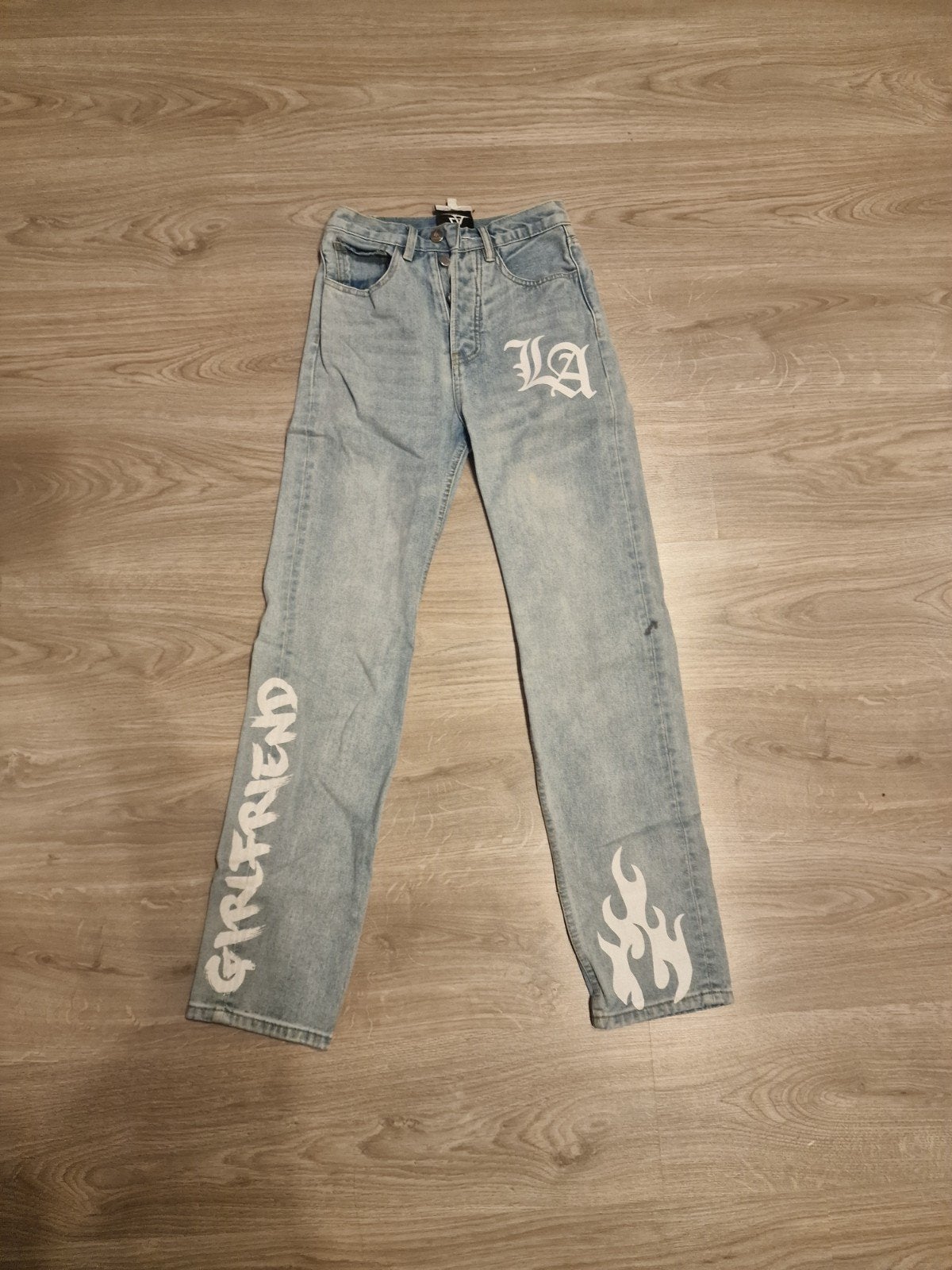 2 jeans la sisters maat xs, Blauw, Overige jeansmaten, Ophalen of Verzenden, La sisters