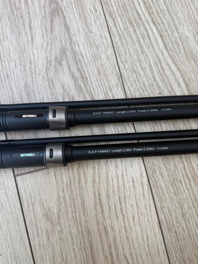 ** 2 x Mitchell Pro Carp hengels **, Ophalen, Zo goed als nieuw, Werphengel