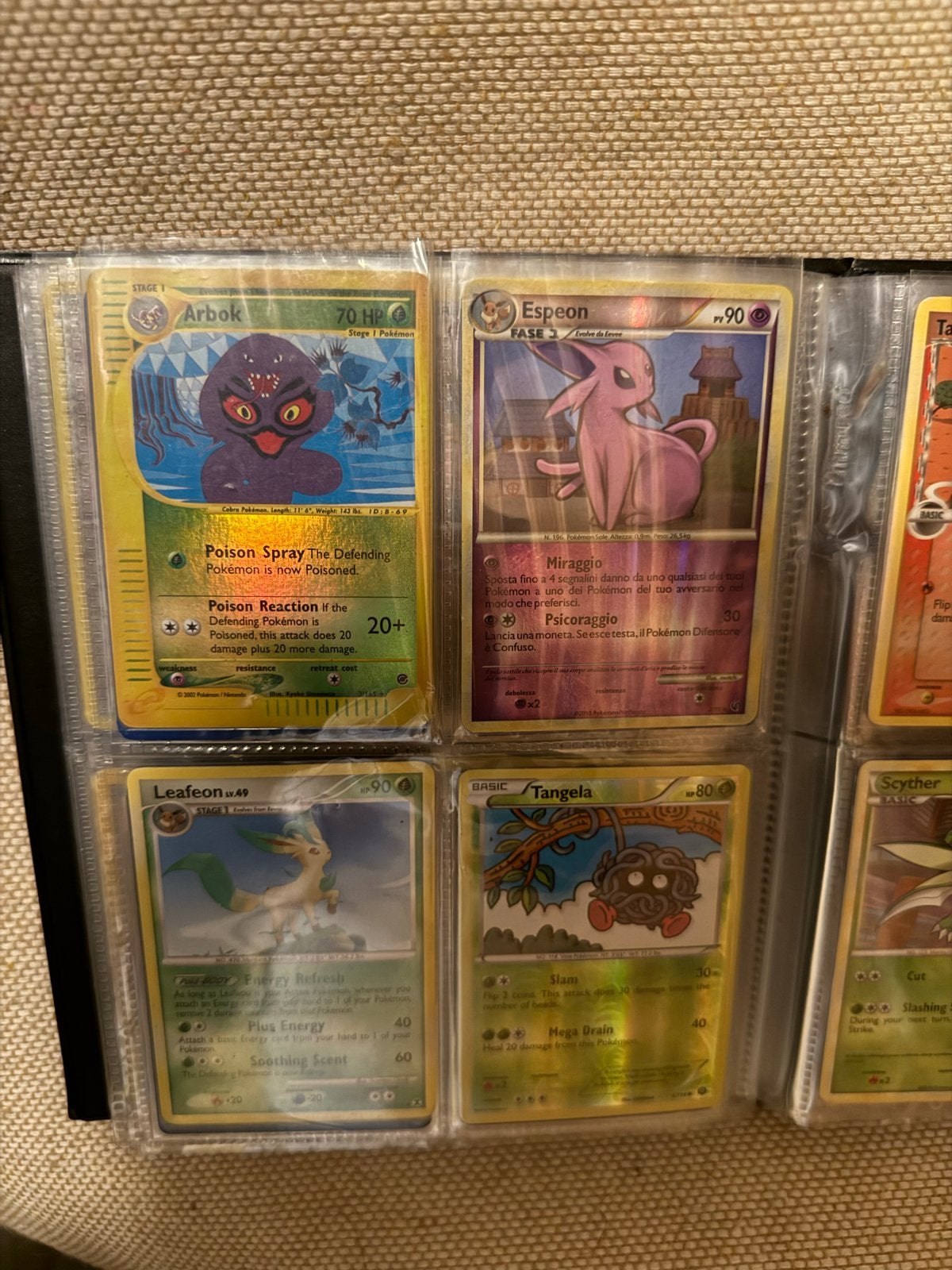 Pokemon vintage collection- 1st edition - Jungle - TR, Ophalen of Verzenden, Gebruikt, Meerdere kaarten, Foil
