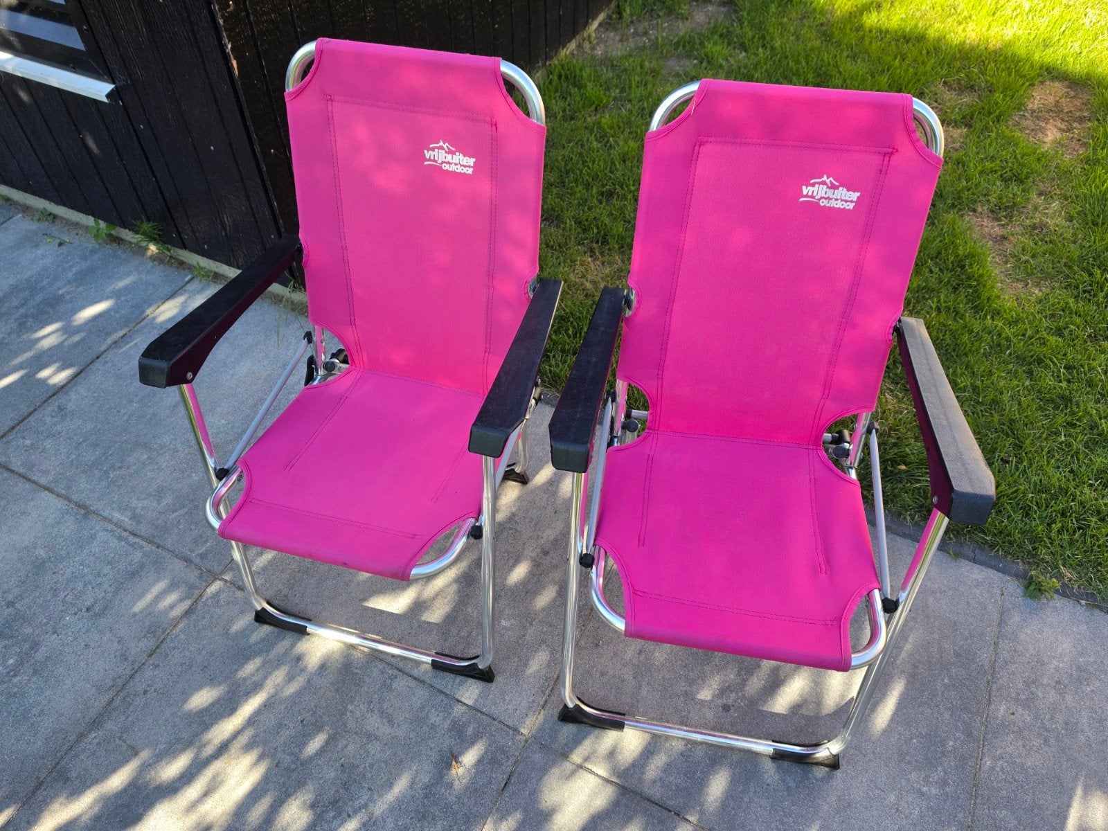 2 roze kinder campingstoelen, Ophalen, Gebruikt, Campingstoel