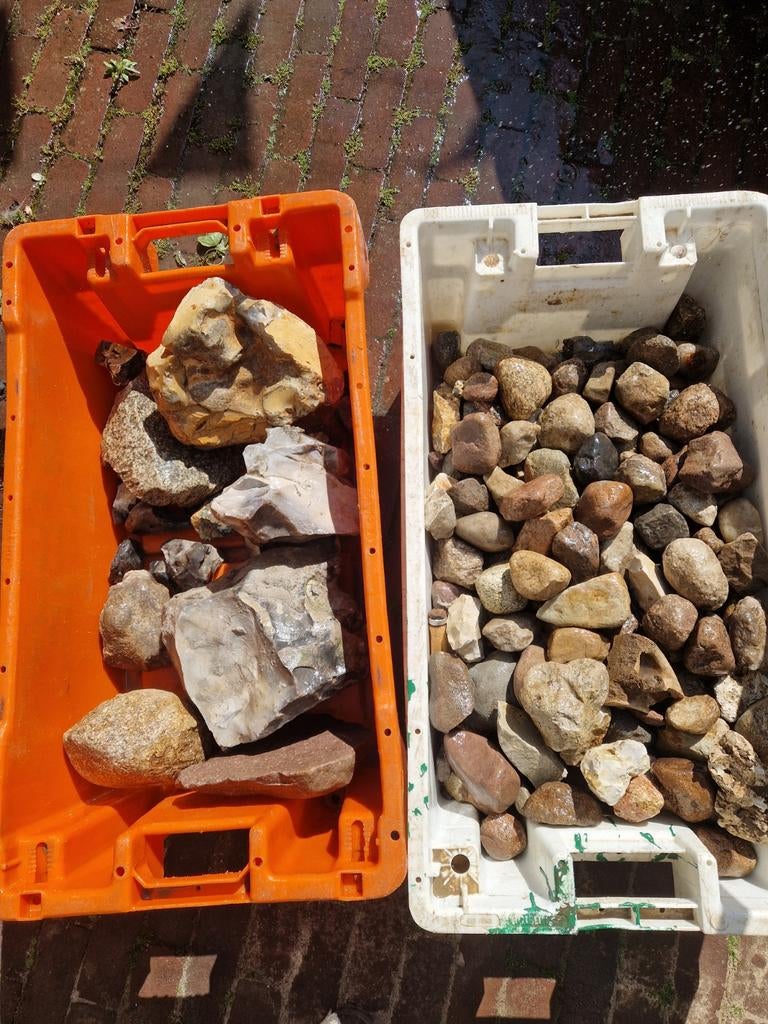 Natuurstenen en grote vuurstenen, Tuin en Terras, Grind, Keien en Split, Ophalen, Overige materialen, Gebruikt, Kei