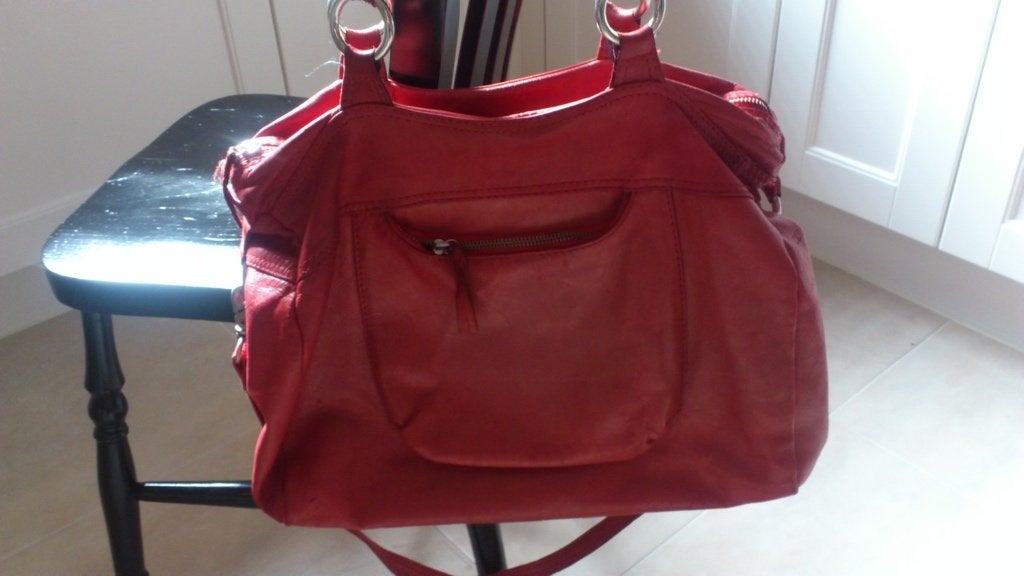 Leren schoudertas v Cowboysbag, Overige merken, Gebruikt, Ophalen of Verzenden, Leer