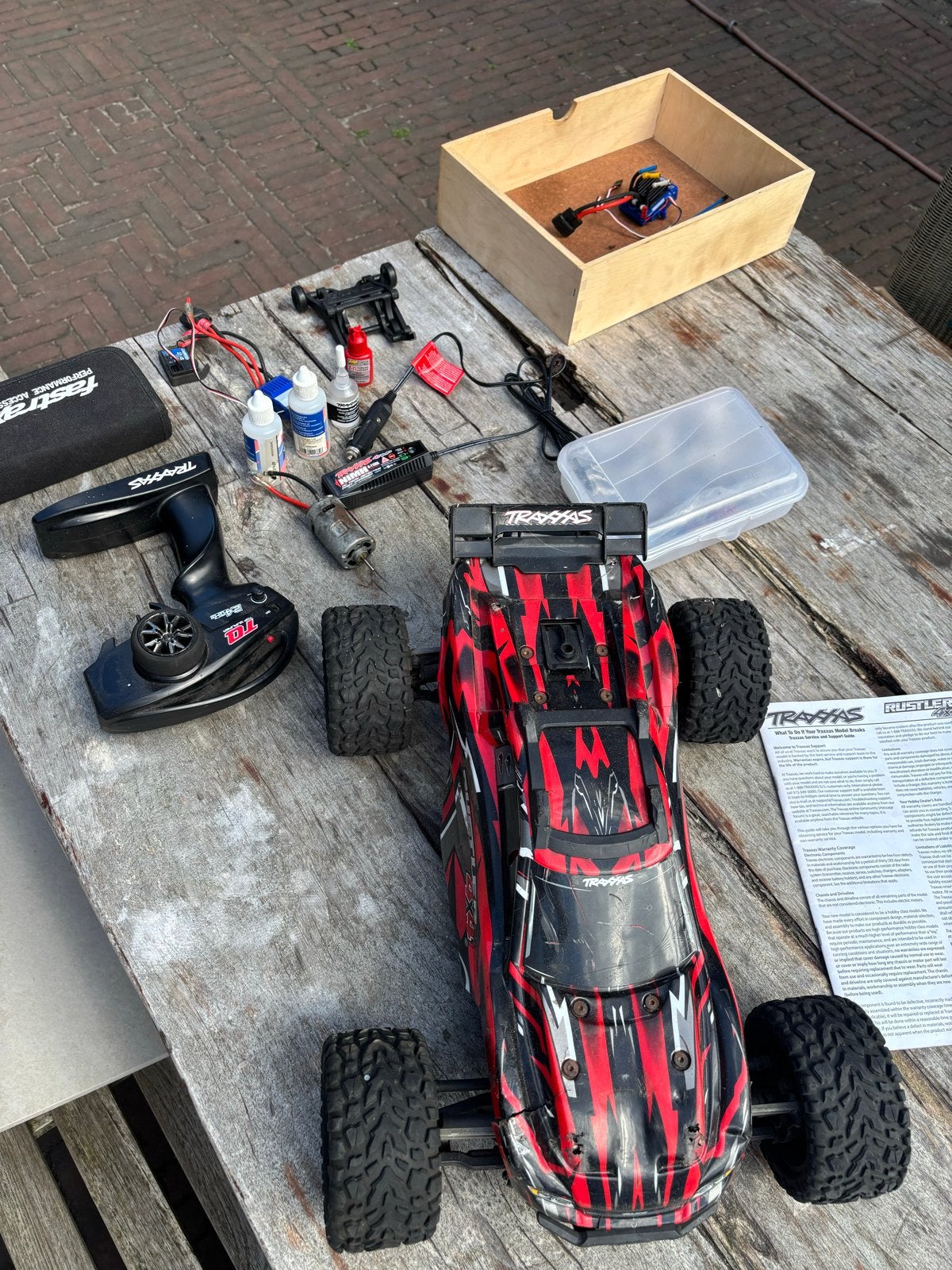 Traxxas Rustler Brushless build, Overige merken, Gebruikt, Auto, Groter dan 1:32