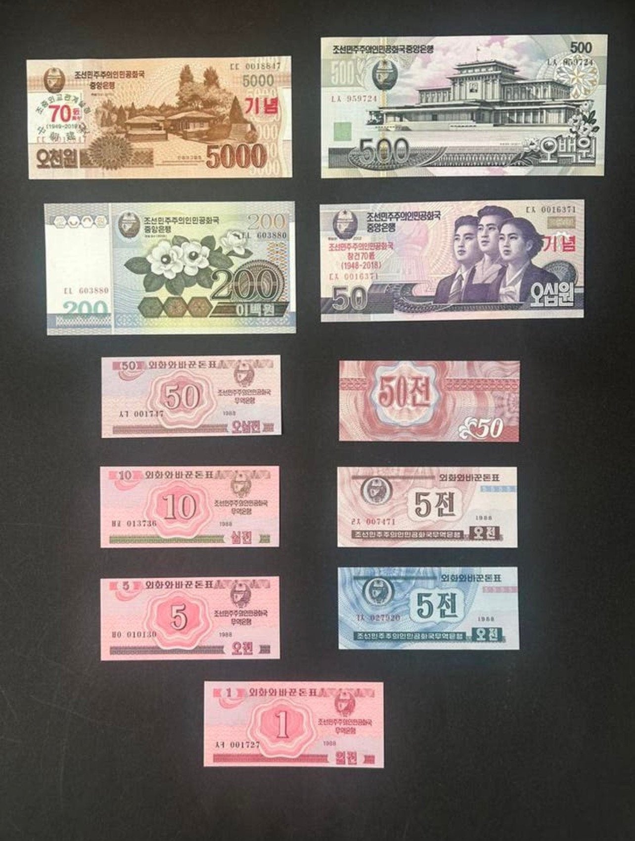 Lot Biljetten Noord-Korea, Ophalen of Verzenden, Oost-Azië