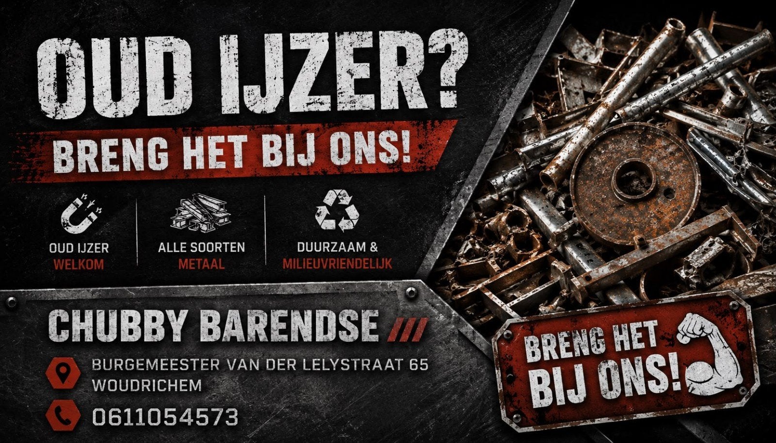 Oud ijzer en metaal, Ophalen of Verzenden