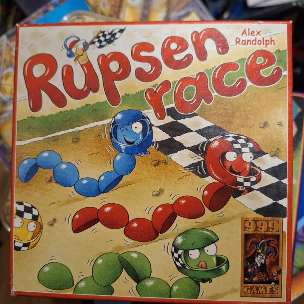 Rupsen Race - Leuk bordspel voor kinderen, Drie of vier spelers, Ophalen of Verzenden, Gebruikt, 999 Games
