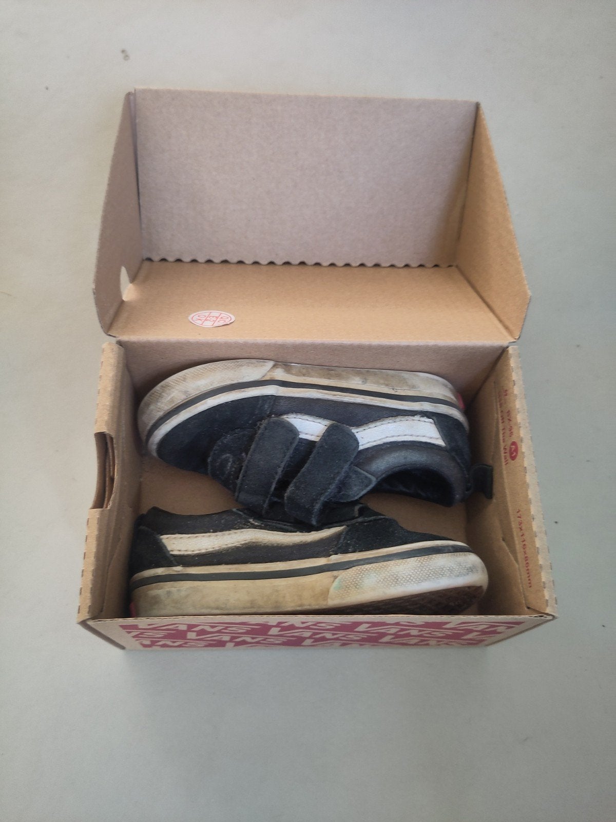 Vans Ward V - Maat 21,5 - zwart, Gebruikt, Vans, Jongen of Meisje, Schoenen
