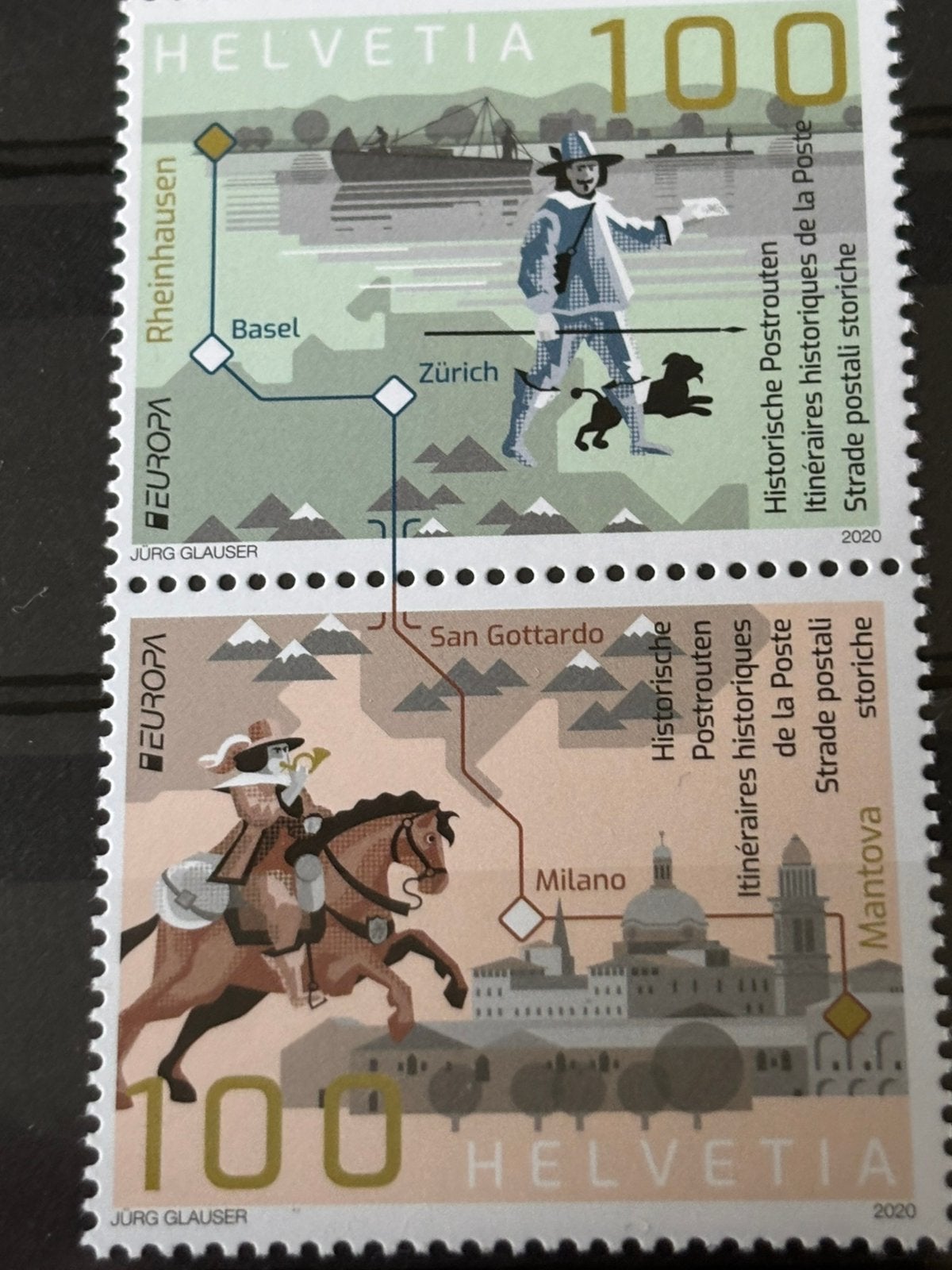 Zwitserland 2020 Verenigd Europa, Ophalen of Verzenden, Postfris