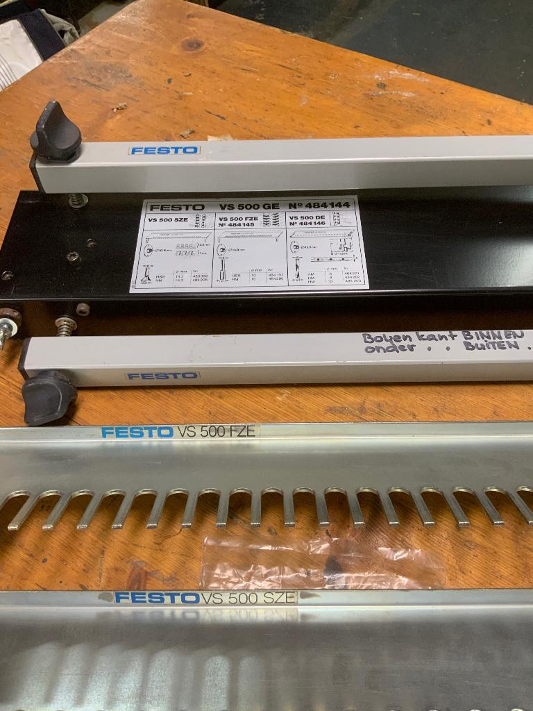 Festo VS 500 zwaluw frees mal, Ophalen, Gebruikt