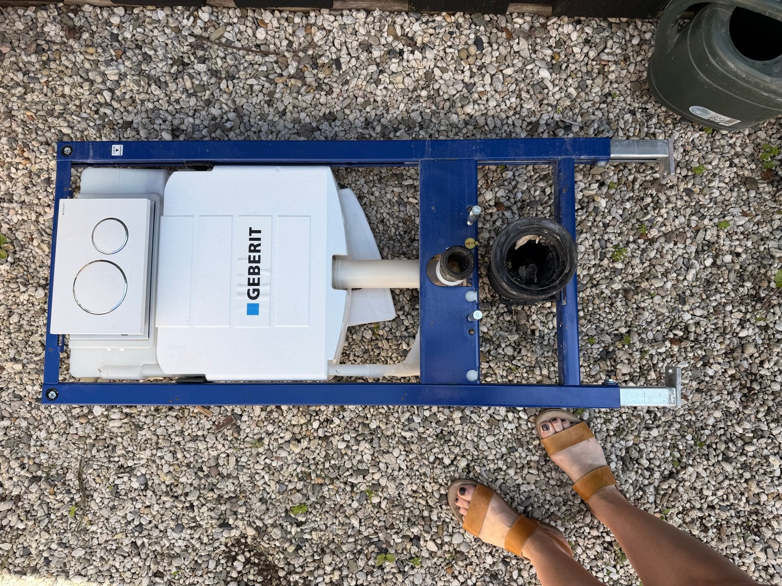 Geberit inbouwreservoir voor wandcloset, Doe-het-zelf en Verbouw, Sanitair, Ophalen, Zo goed als nieuw, Toilet