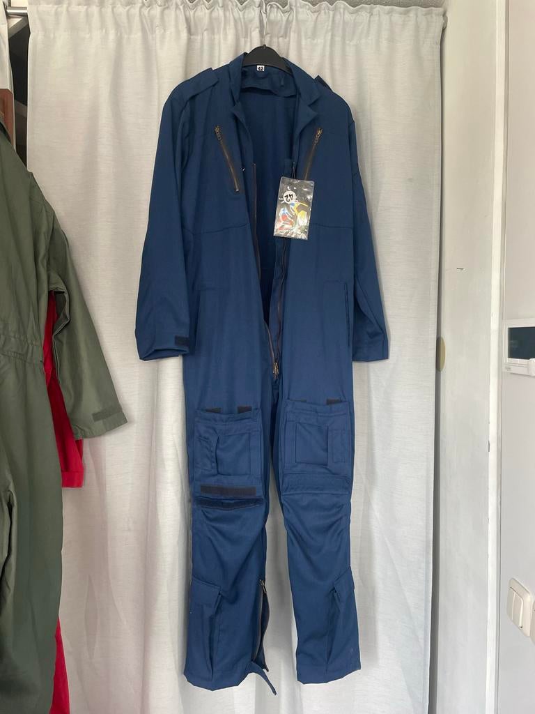 Nieuwe Vliegeniers Overall - Maat 42 - Donkerblauw, Ophalen of Verzenden, Nieuw, Maat 46 (S) of kleiner, Blauw