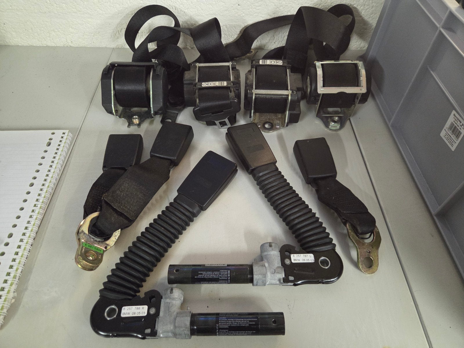 Gordelset BMW E46, Ophalen of Verzenden, Gebruikt, BMW