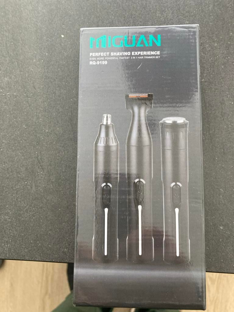 MIGUAN RQ-9199 3-in-1 Haar Trimmer Set - Nieuw, Ophalen of Verzenden, Nieuw
