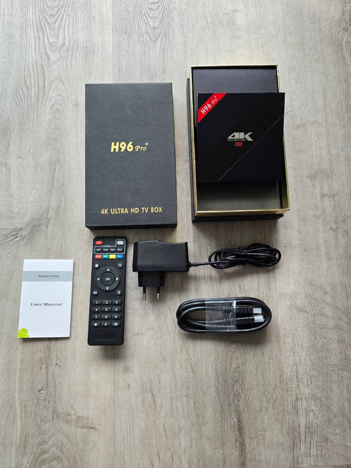 H96 Pro+ 4K Ultra HD TV Box - Android TV Box, Ophalen of Verzenden, Zo goed als nieuw, HDMI, Zonder harde schijf