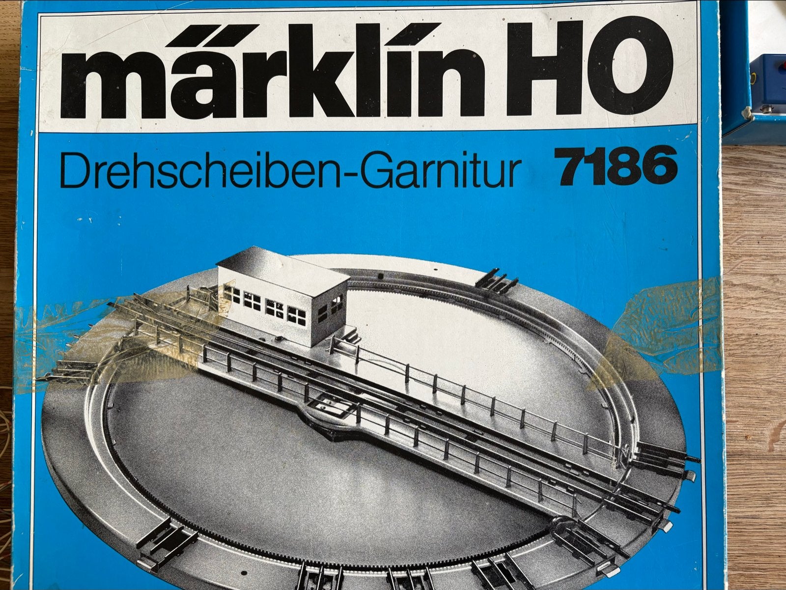Märklin H0 Draaischijf 7186 - Compleet met originele doos, Wisselstroom, Gebruikt, Overige typen, Ophalen of Verzenden