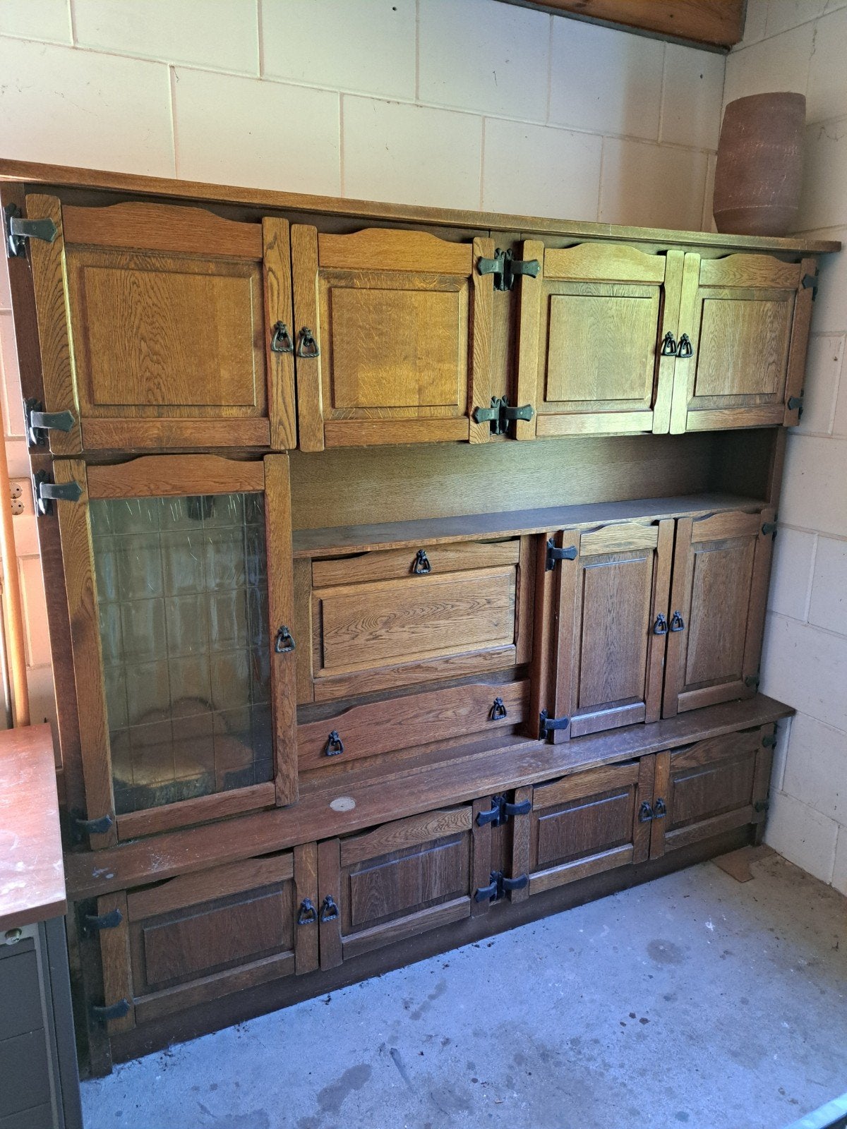 Oude wandkast -, Ophalen