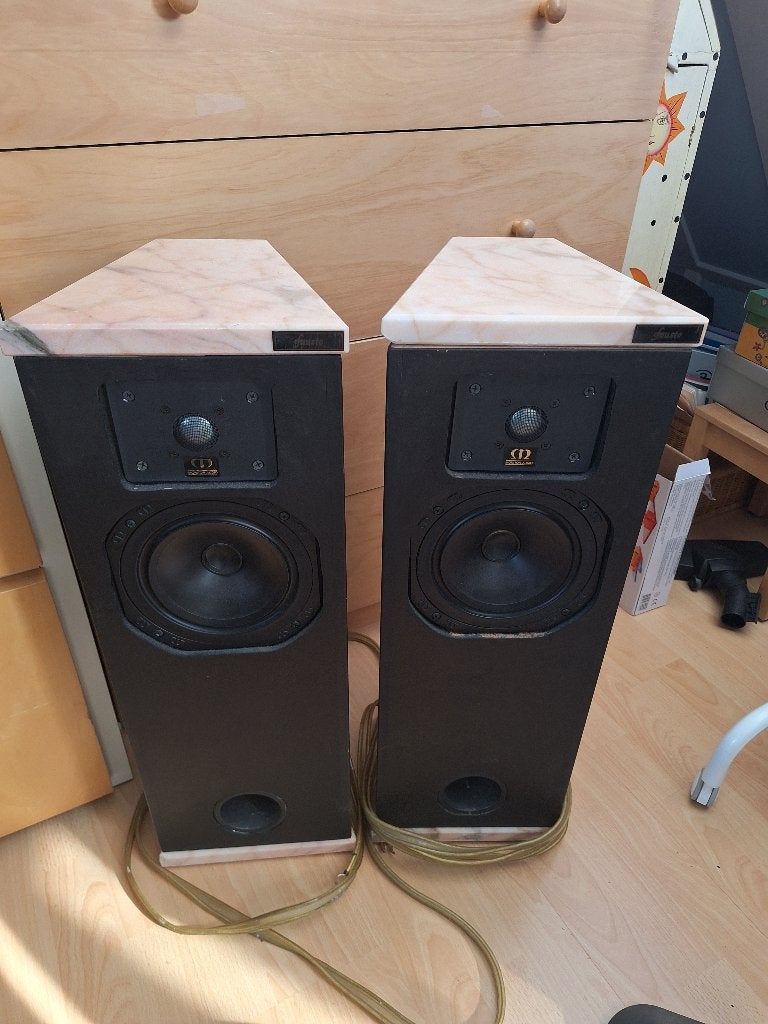 Exclusieve Fausto Farino speakers met Van de Hul kabels, Vloerstaande luidspreker, Gebruikt, Basreflex, Ophalen