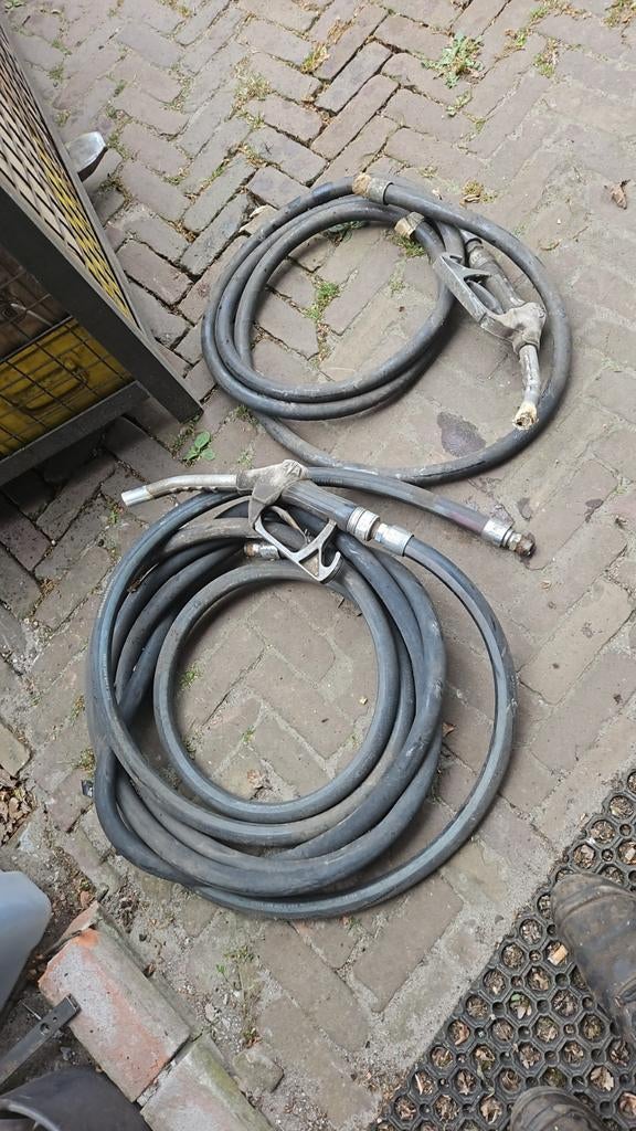 2x vulpistool met slang dieseltank, Ophalen of Verzenden