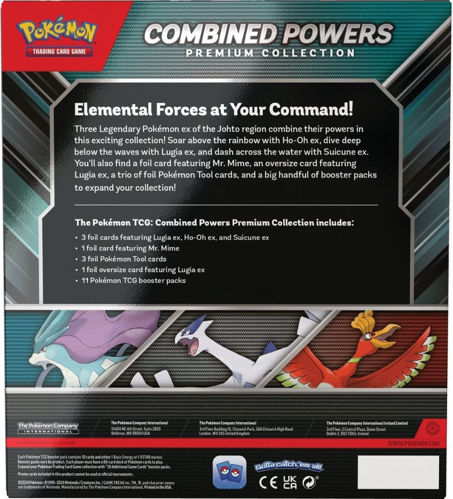 Pokémon Combined Powers Premium Collection Box (11 packs), Ophalen of Verzenden, Nieuw, Boosterbox, Foil