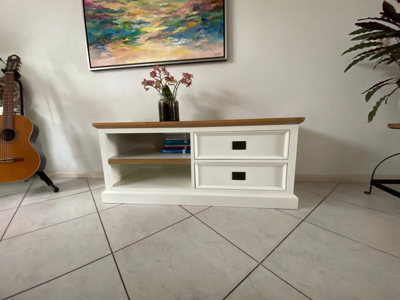 Richmond TV kast - Stijlvol en functioneel 120bx45dx52h (cm), Ophalen, 100 tot 150 cm, Zo goed als nieuw, Minder dan 100 cm