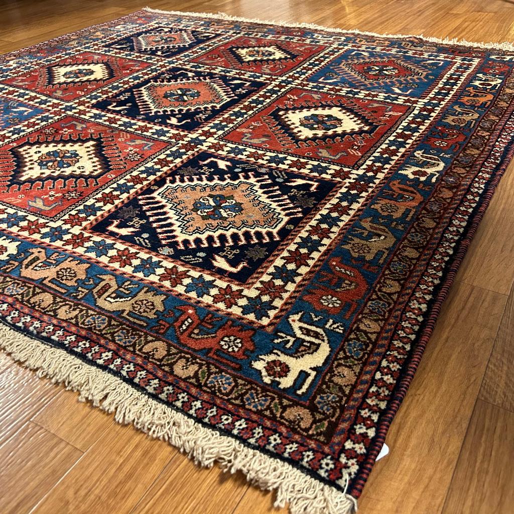 Trendy origineel Perzisch tapijt – 153 x 152 cm – Vloerkleed, TTM Wonen, Meubels – (Perzische) Tapijten en Woonaccessoires, Taag 63, 2491 CS, Den Haag (Forepark)