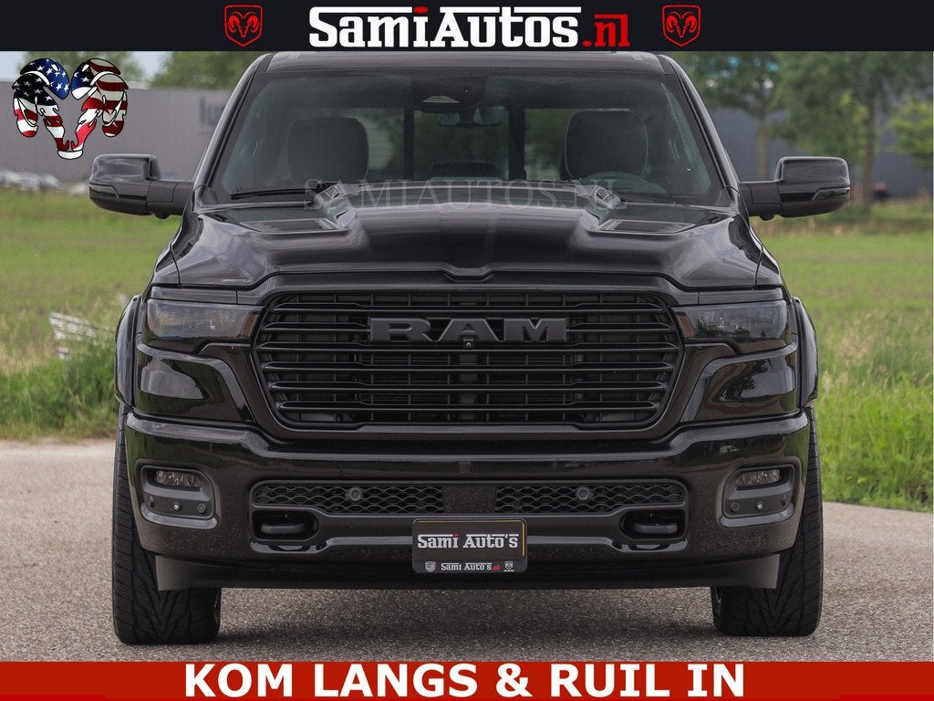 Dodge Ram 1500 Night Premium | Full Option | De Meest Luxe P, Automaat, Met garantie (alle), Zwart, Leder