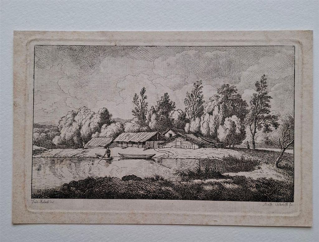Matthias Schmidt, ets anno 1776, Antiek en Kunst, Ophalen of Verzenden