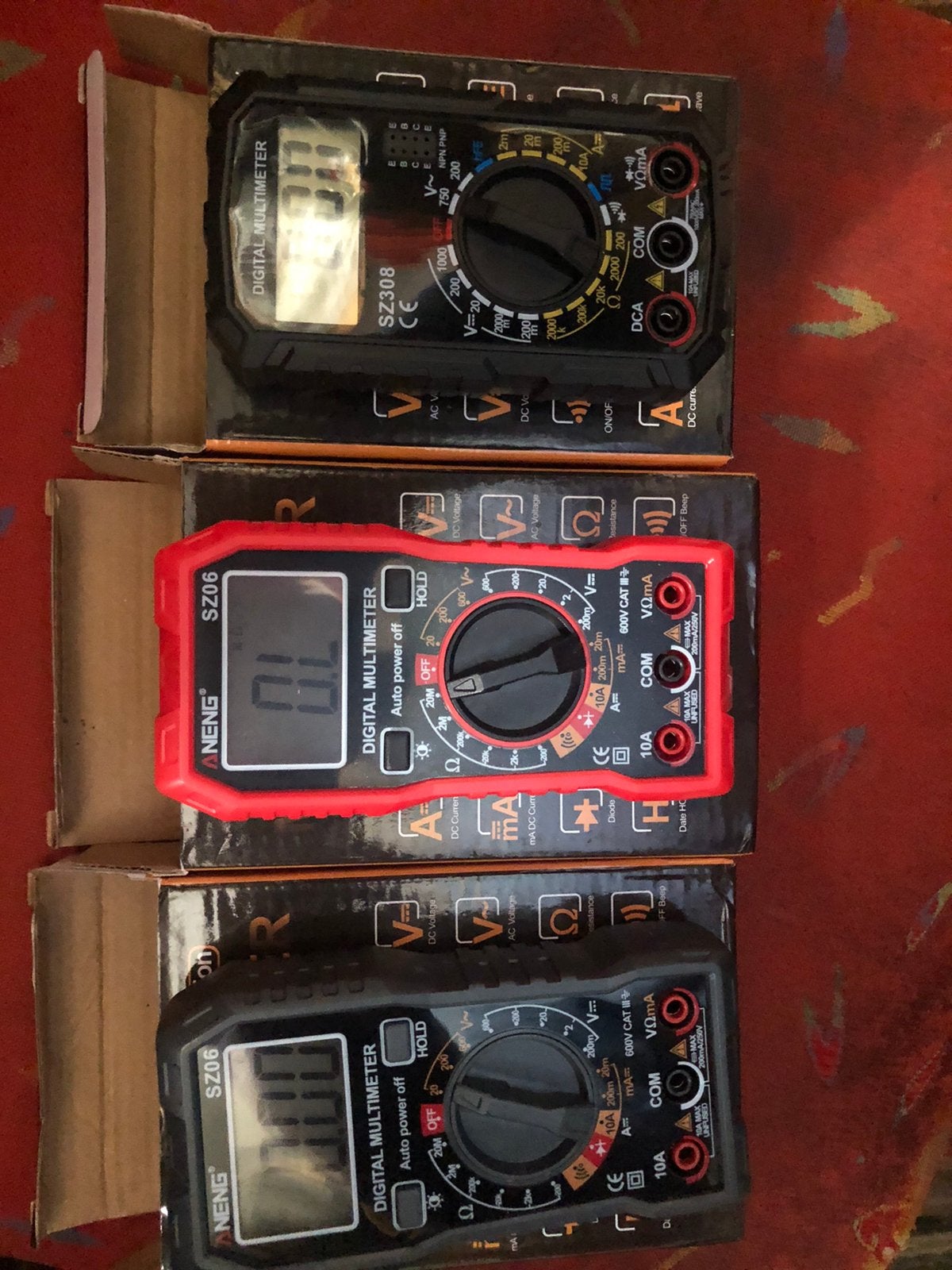 3 multimeters, Ophalen of Verzenden, Zo goed als nieuw, Multimeter