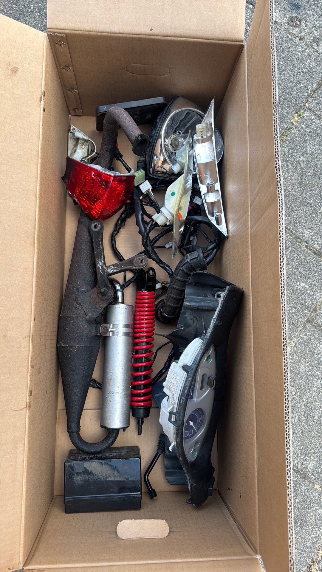 Piaggio onderdelen 2/4takt, Auto-onderdelen, Verlichting, Ophalen