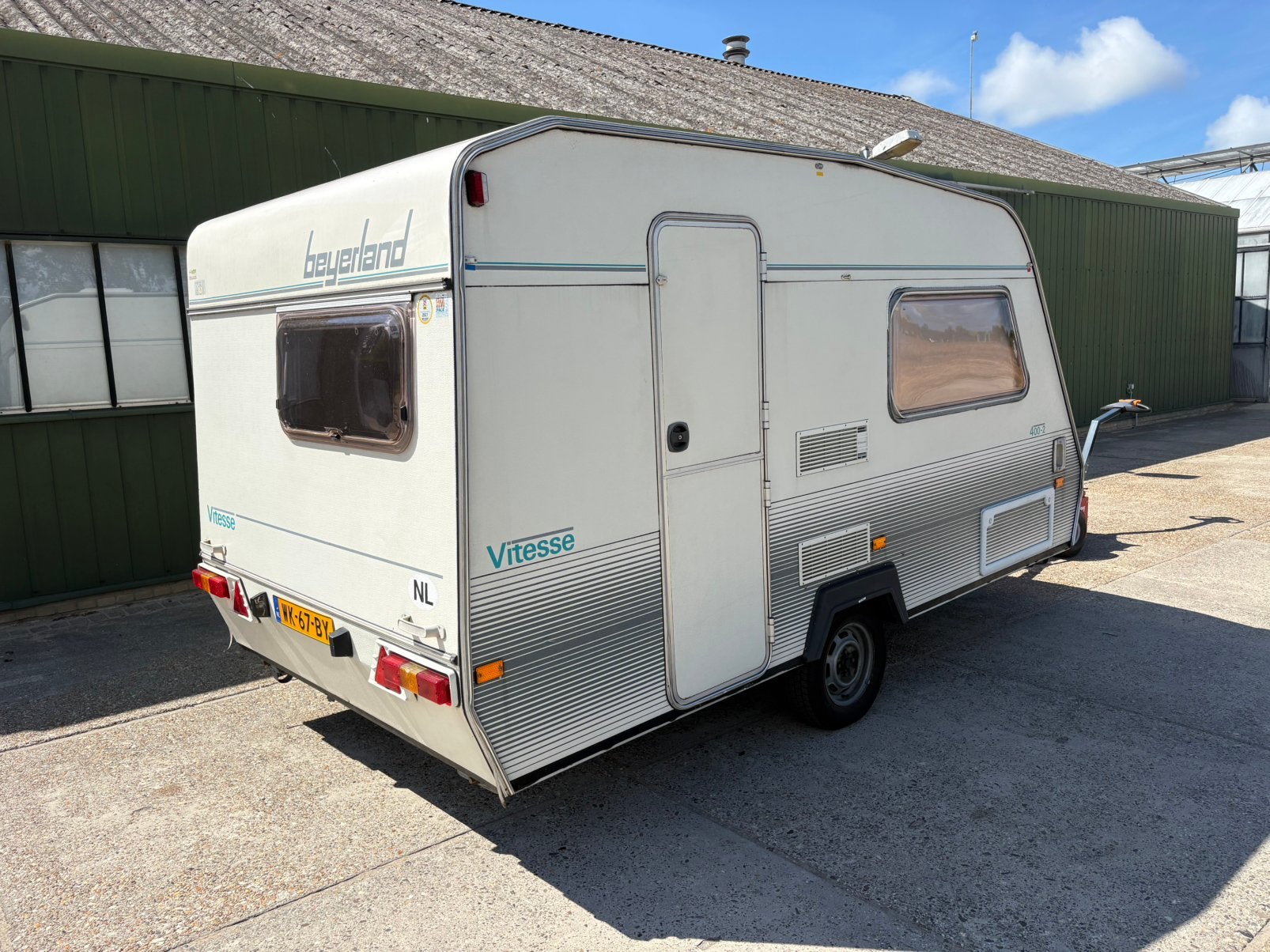 Beyerland Vitesse, Caravans en Kamperen, Caravans, Bedrijf, Treinzit, Tot en met 3, 500 - 750 kg