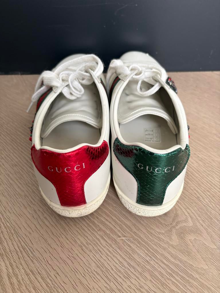 Originele Gucci sneakers maat 37, Verzenden, Zo goed als nieuw, Wit, Sneakers of Gympen