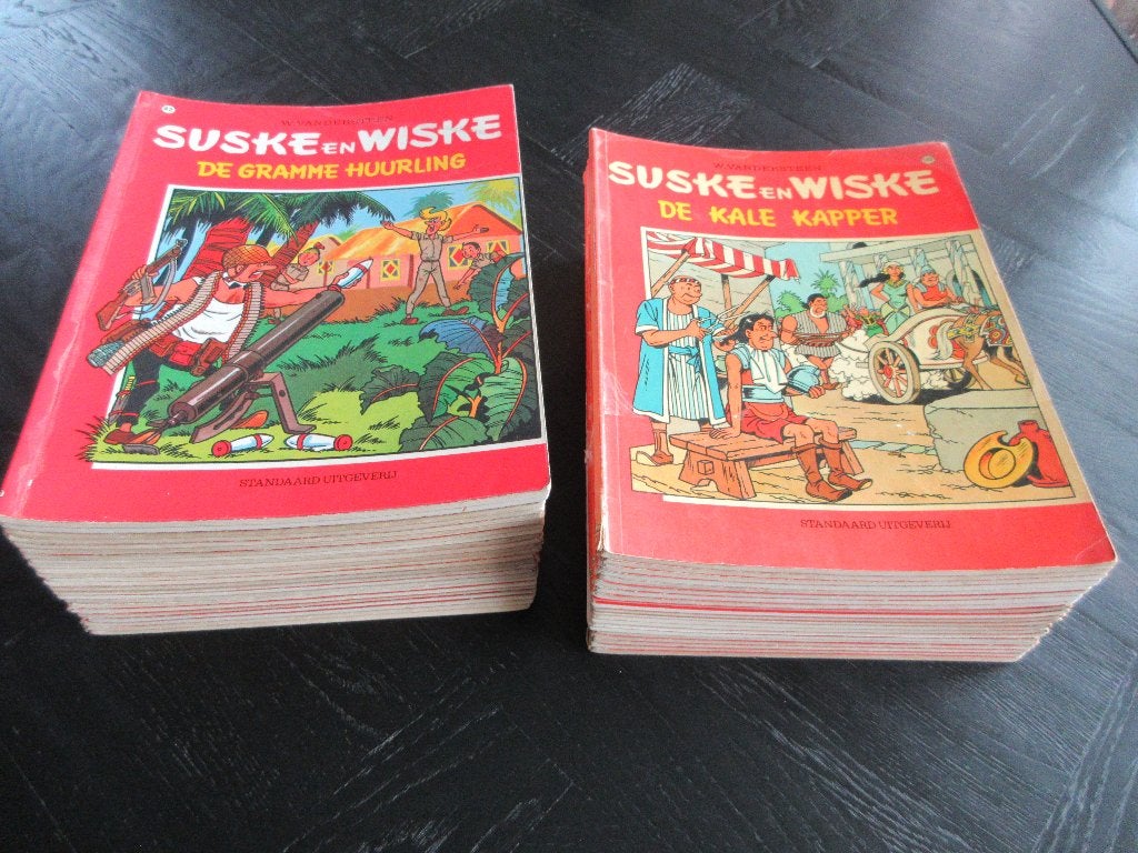 stripboeken Suske en Wiske eerste 1e druk, Gelezen, Willy Vandersteen, Ophalen of Verzenden, Meerdere stripboeken