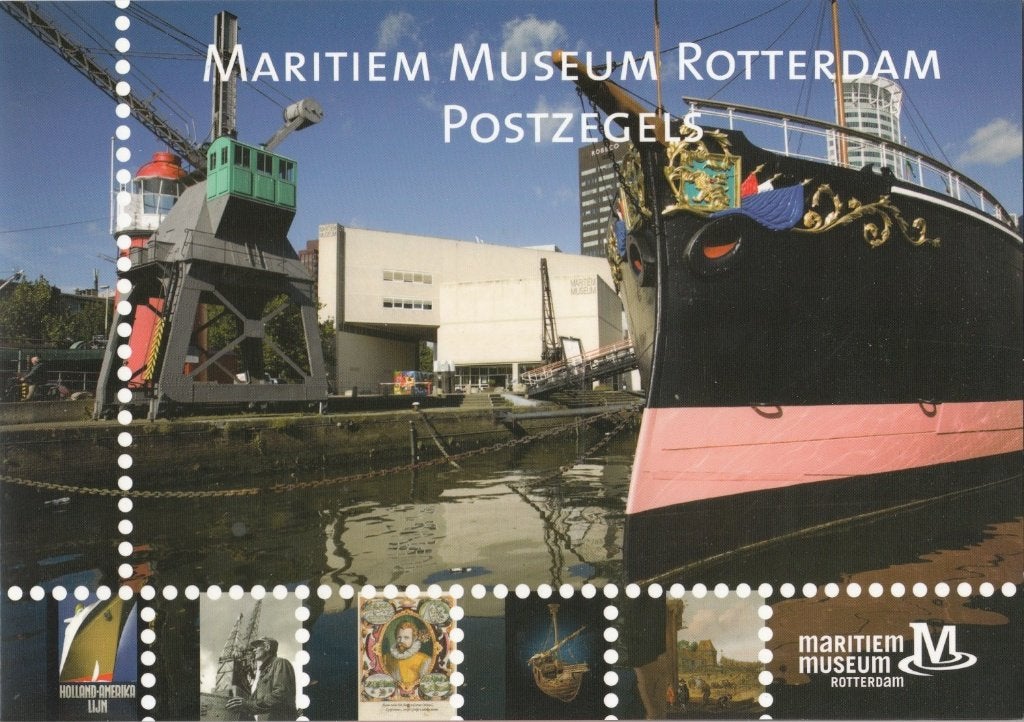 Mapje met persoonlijke zegels Maritiem Museum Rotterdam, Ophalen of Verzenden, Na 1940, Postfris
