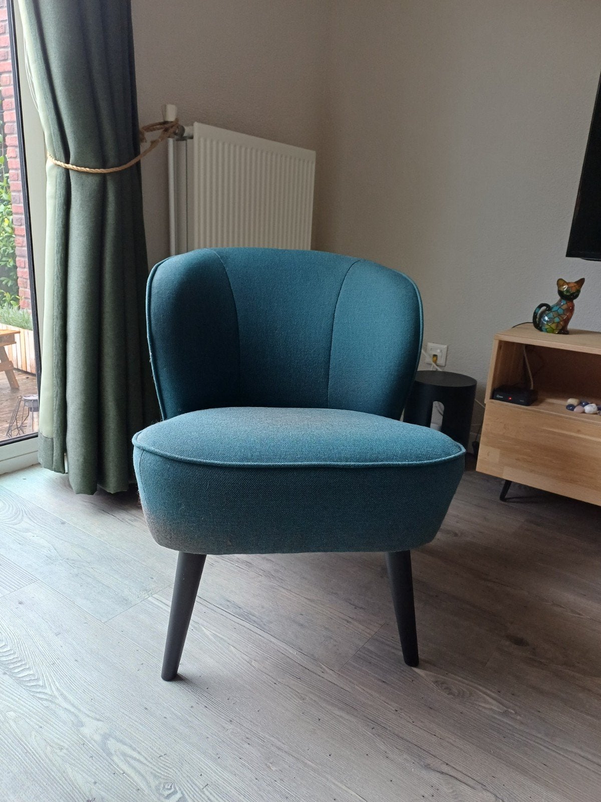 Sara Woood stoel, Huis en Inrichting, Fauteuils, Ophalen, Gebruikt, 50 tot 75 cm