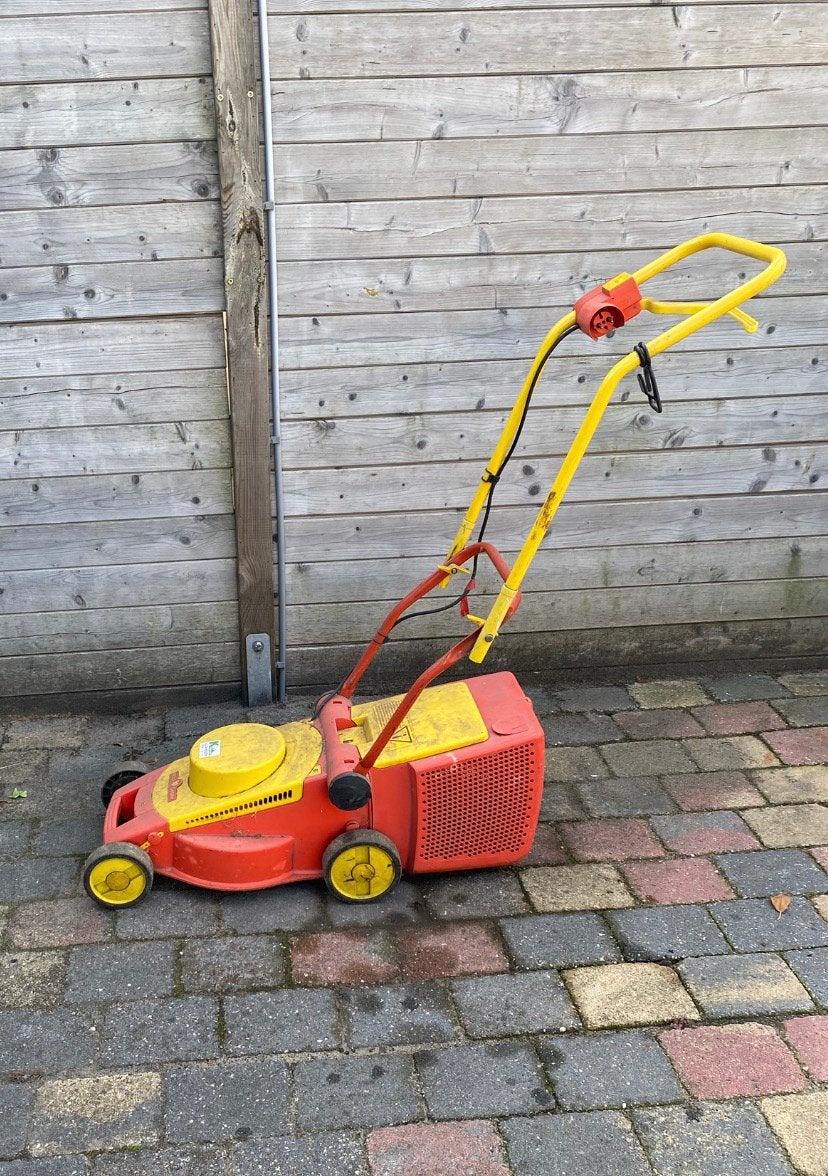 WOLF grasmaaier, Tuin en Terras, Grasmaaiers, Ophalen, Gebruikt, Elektrische grasmaaier