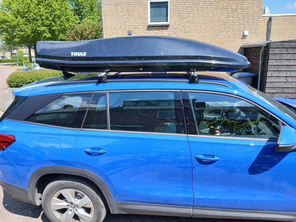 Thule vision 650 dakkoffer kleur carbon, Auto diversen, Ophalen, Gebruikt