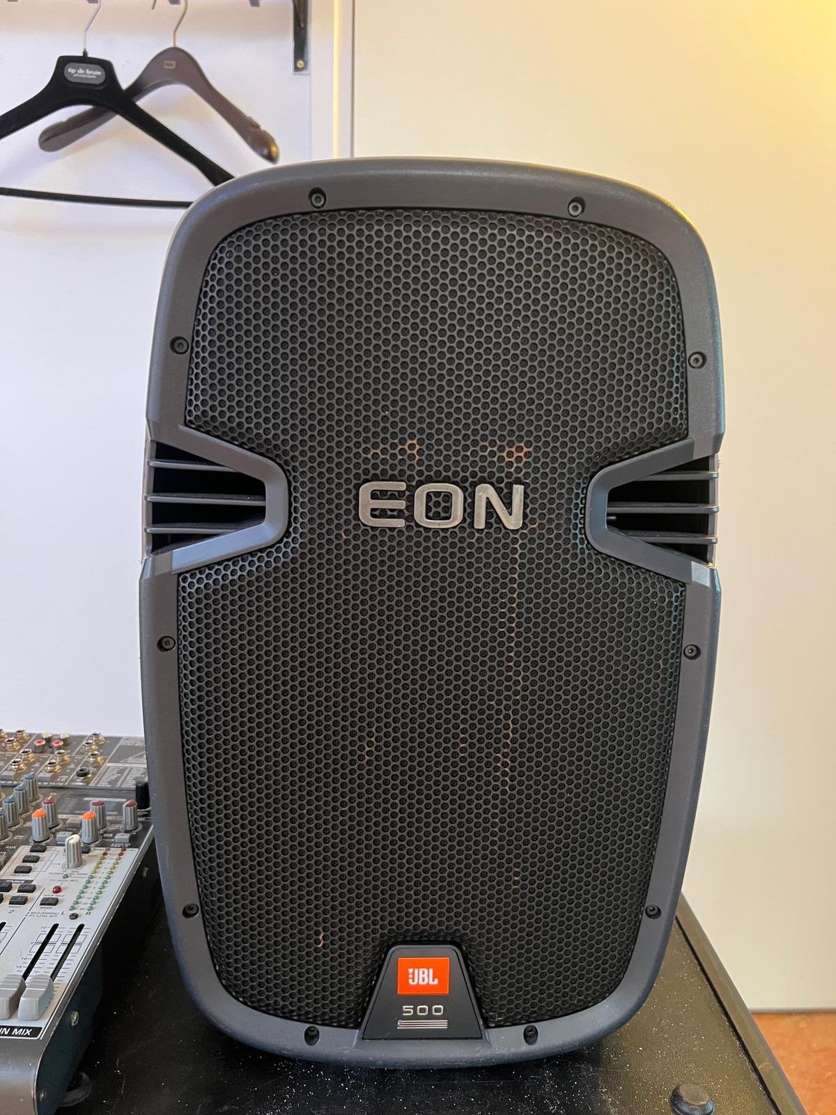 Subwoofer topspeakers  jbl mengpaneel statieven, Ophalen, Zo goed als nieuw, 120 watt of meer, Subwoofer