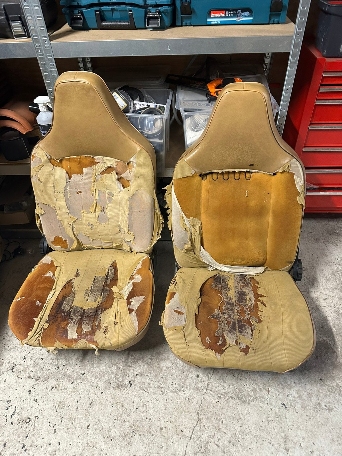 Stoelen en bank DAF 46 Oldtimer interieur, Ophalen, Gebruikt, Oldtimer onderdelen