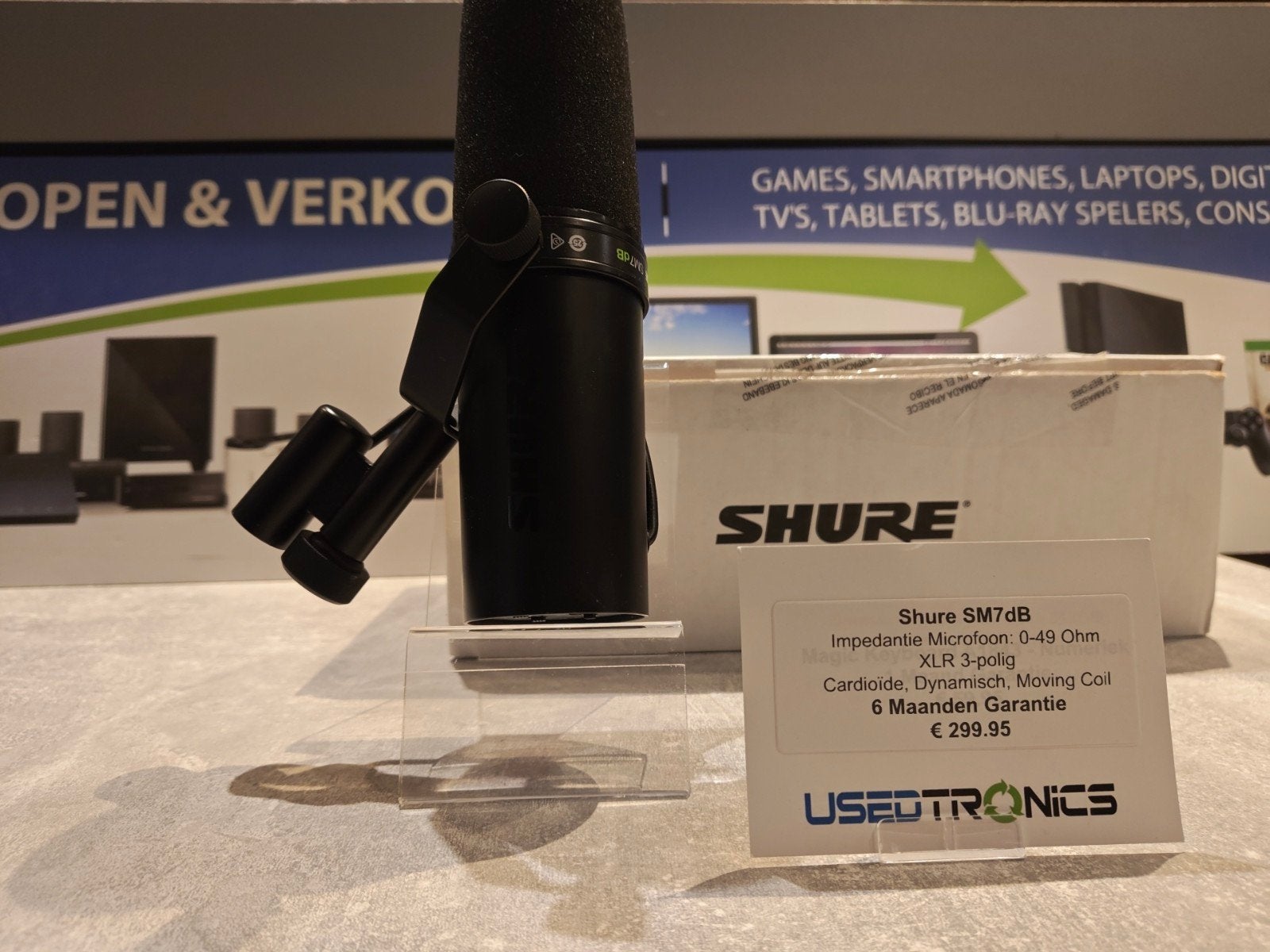 Shure SM7dB Studiomicrofoon - Zo goed als nieuw, Ophalen of Verzenden, Zo goed als nieuw, Studiomicrofoon