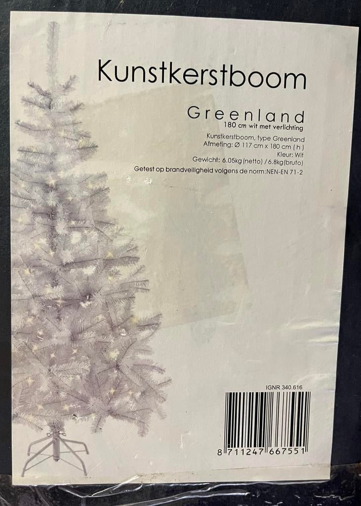 Kunstkerstboom Greenland wit, Diversen, Kerst, Ophalen, Gebruikt
