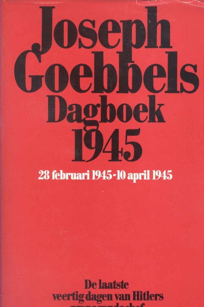 Joseph Goebbels Dagboek 1945, Ophalen of Verzenden, Tweede Wereldoorlog, Gelezen, Overige onderwerpen